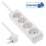 GK-11842 3 meter Stekkerdoos met 4 contacten - wit