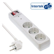 GK-11854 1,5 meter Stekkerdoos met 3 contacten en overspanningsbeveiliging - wit