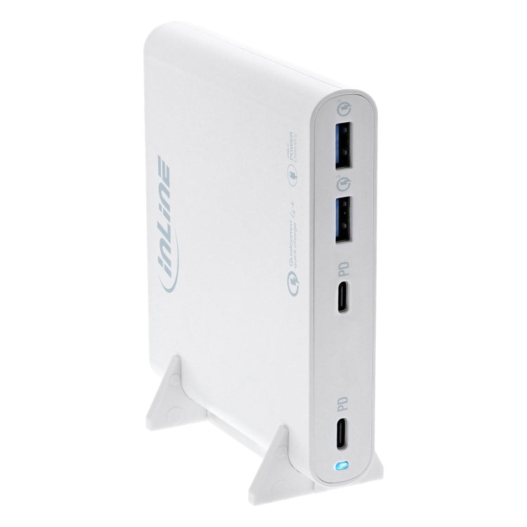 GK-11864 120W GaN USB-C/USB-A snellader - 4 poorten (2x USB-C + 2x USB-A) - Wit