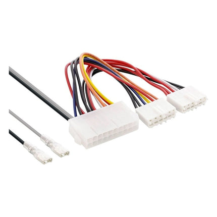GK-11926 20 cm ATX 20-pins (vrouwelijk) naar AT P8/P9 voedingsadapter met schakelaar