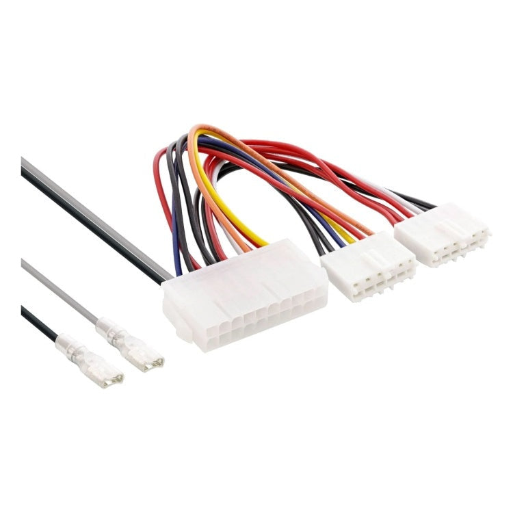 GK-11926 20 cm ATX 20-pins (vrouwelijk) naar AT P8/P9 voedingsadapter met schakelaar