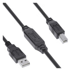 GK-11950 10 meter - Actieve USB 2.0 kabel USB-A naar USB-B - zwart