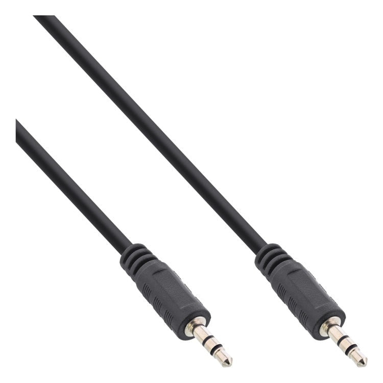 GK-11962 5 meter Audiokabel 3,5 mm stereo mannelijk/mannelijk - Zwart