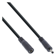 GK-11972 3 meter DC-verlengkabel 3,5 x 1,35 mm - zwart