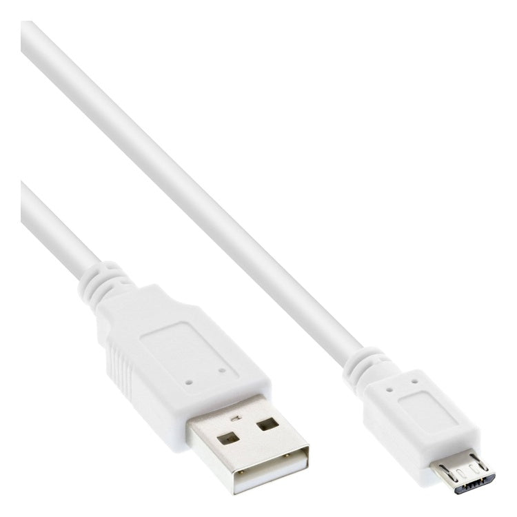 GK-11985 1 meter Micro-USB 2.0-kabel - USB-A naar Micro-B - wit