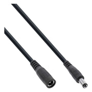 GK-11997 50 cm DC-verlengkabel 5,5 x 2,1 mm - zwart