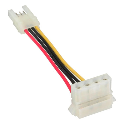GK-12045 5 cm Floppy naar Molex haakse voedingsadapter