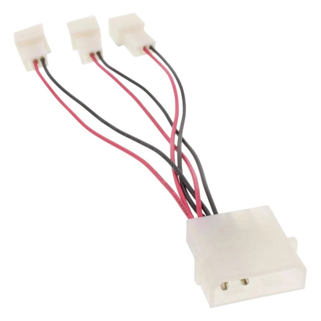 GK-12055 15 cm Ventilatoradapterkabel 12V naar 5V - 3-pins fan adapter