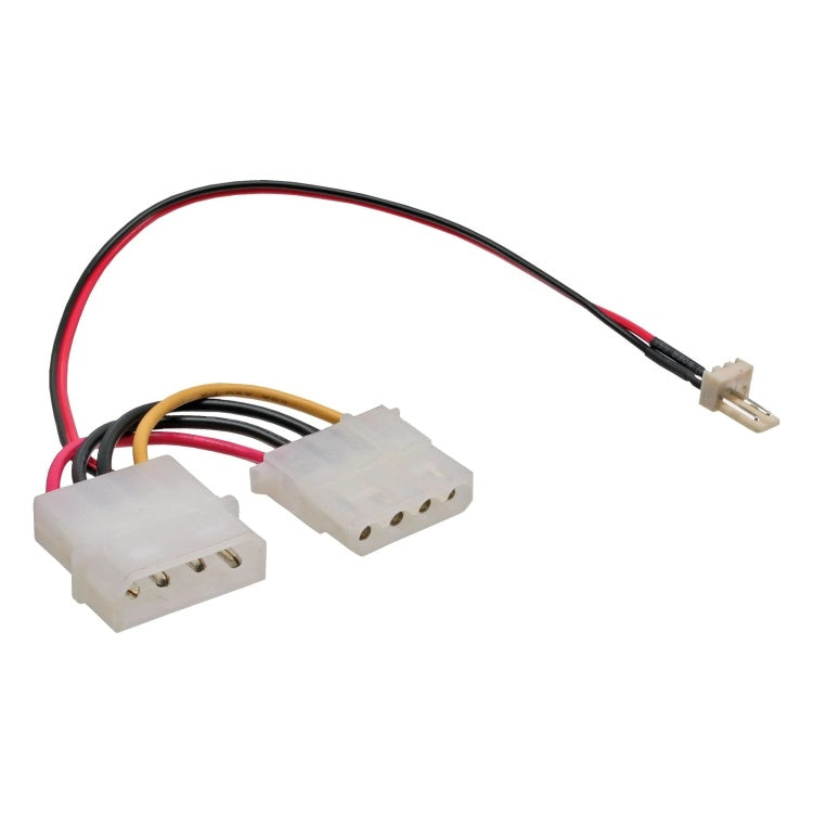 GK-12057 15 cm Ventilatoradapterkabel 3-pins ventilator naar 4-pins Molex voeding