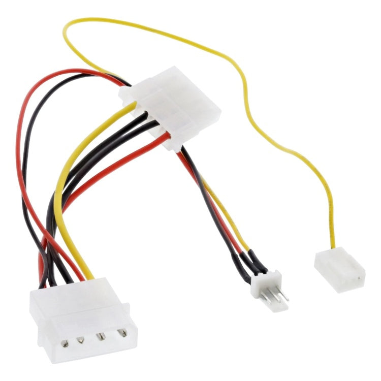 GK-12066 30 cm 12V naar 7V ventilatoradapter met toerentalsignaal (3-pins)