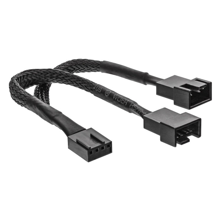 GK-12080 15 cm PWM ventilator Y-kabel, 1x 4-pins PWM female naar 2x 4-pins PWM male