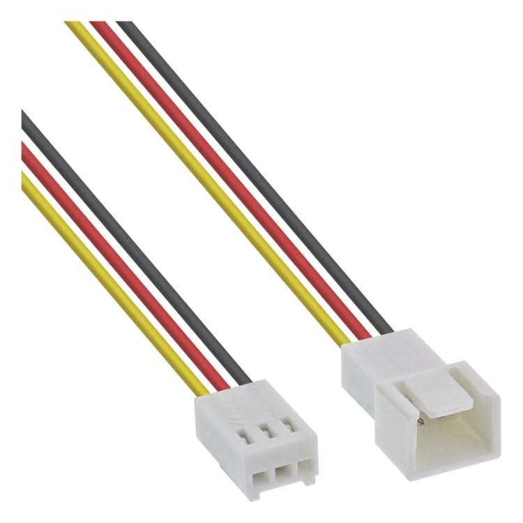 GK-12084 1 meter 3-pins ventilator verlengkabel male/female