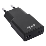 GK-12112 30W GaN USB-C oplader met 2x USB-C Power Delivery/PPS - zwart