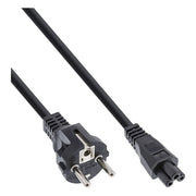 GK-12147 1 meter Stroomkabel CEE 7/7 naar IEC-C5 - zwart