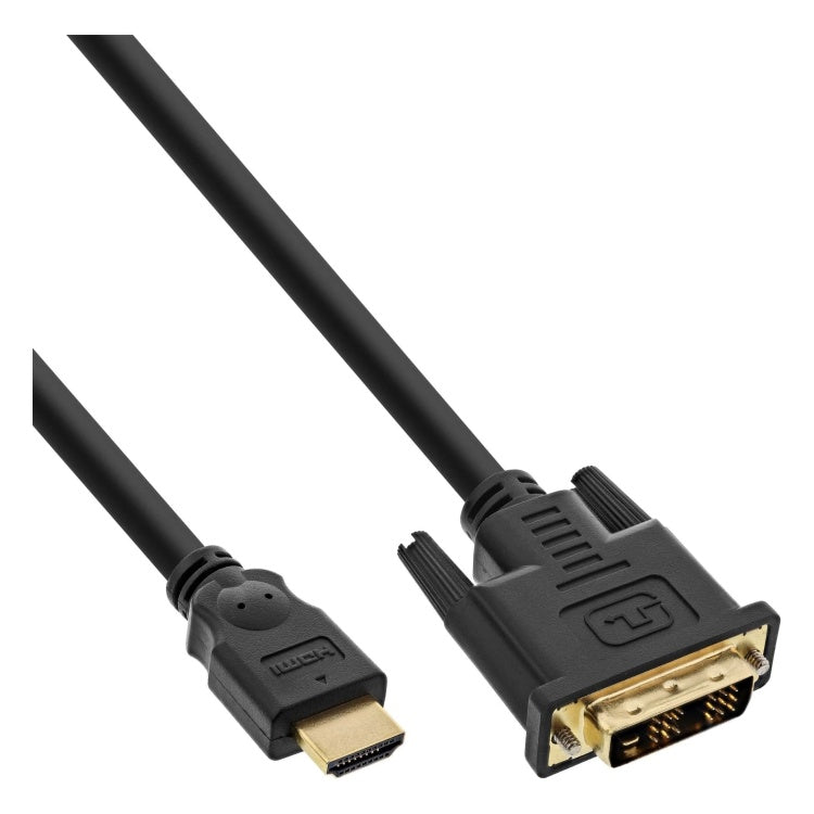 GK-12185 1,5 meter Premium HDMI naar DVI-D Single Link kabel - HDMI 1.3 - Full HD 1080p - verguld - zwart
