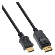 GK-12198 7,5 meter Premium DisplayPort naar HDMI kabel - DP 1.1 / HDMI 1.4 - 4K 30Hz - zwart