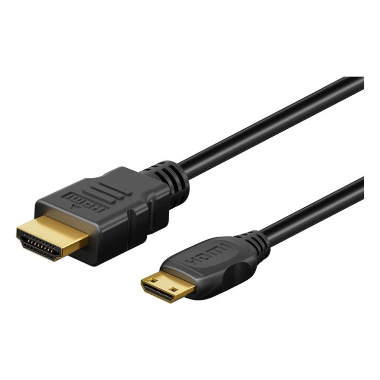 GK-12204 2 meter Mini HDMI naar HDMI kabel - HDMI 2.1 - 8K 60Hz - zwart