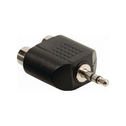GK-12250 Nedis stereo audioadapter - 3,5 mm jack male naar 2x RCA female - Zwart