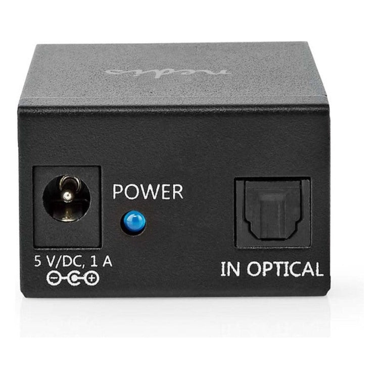 GK-12258 Nedis TosLink splitter - 1x TosLink naar 2x TosLink - Zwart