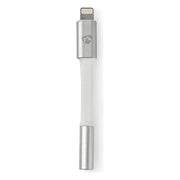 GK-12268 15 cm Premium Lightning naar 3,5 mm jack audio adapter - aluminium