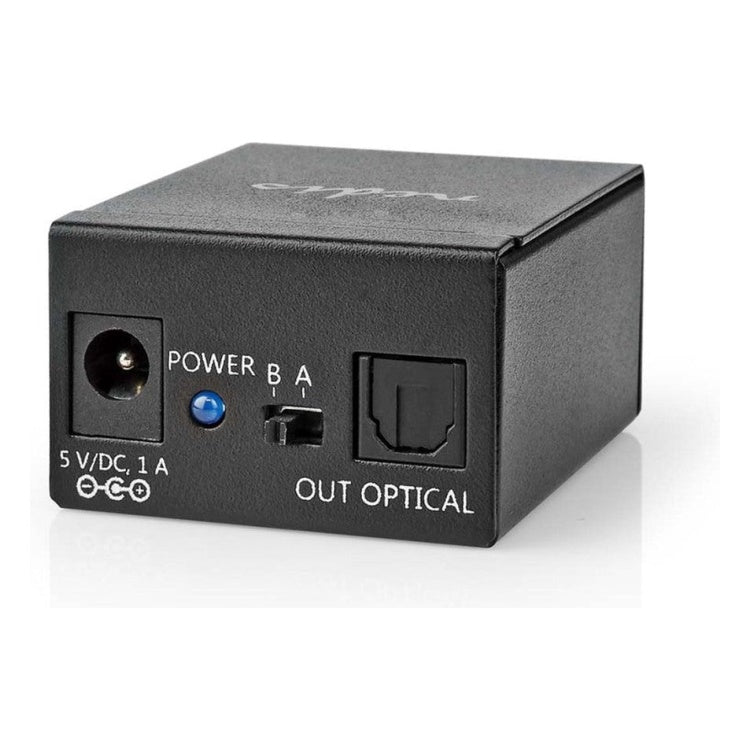 GK-12274 Nedis digitale TosLink audio-switch - 2x TosLink naar 1x TosLink - Zwart