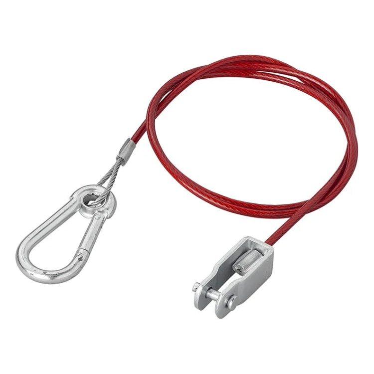 GK-12324 1 meter breekkabel met gaffel voor aanhanger en caravan - rood