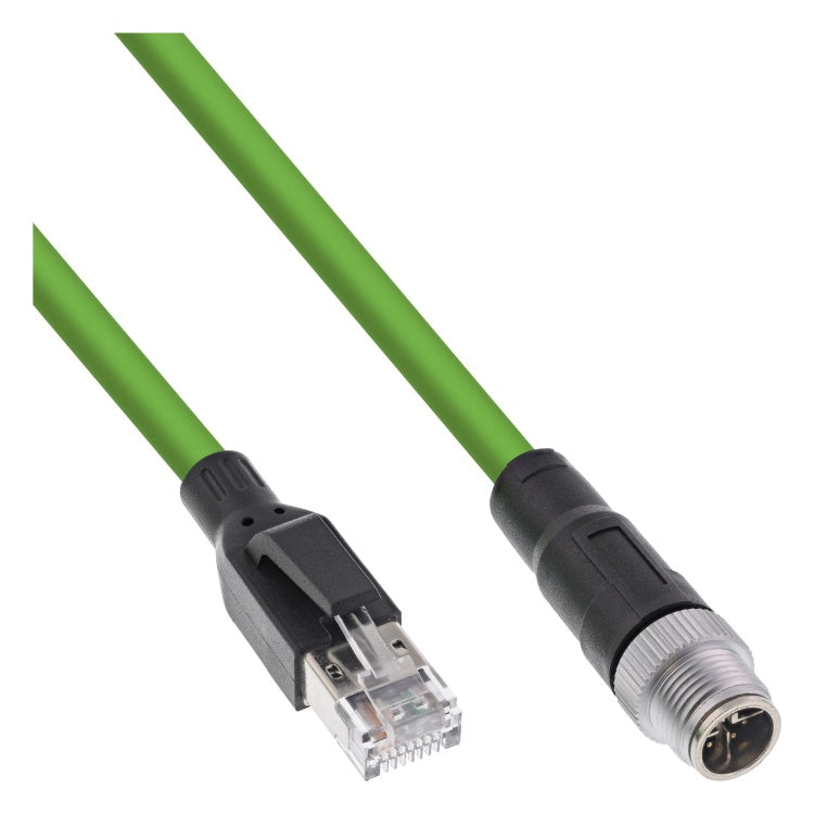 GK-12366 3 Meter Industriële Netwerkkabel Cat6A - M12 8-polig X-coded naar RJ45 - PUR - Koperen Aders