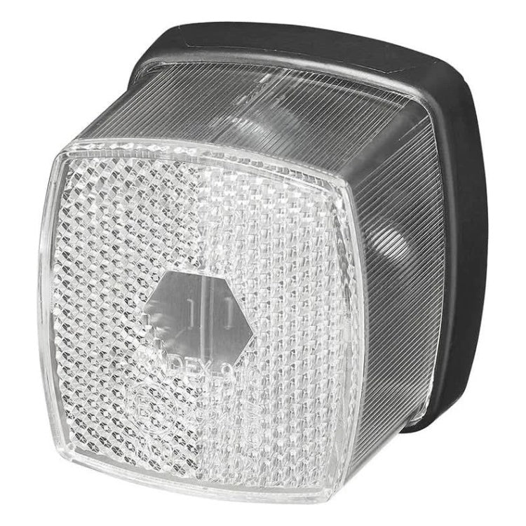 GK-12404 Markeringslamp wit 66 x 62 mm met reflector
