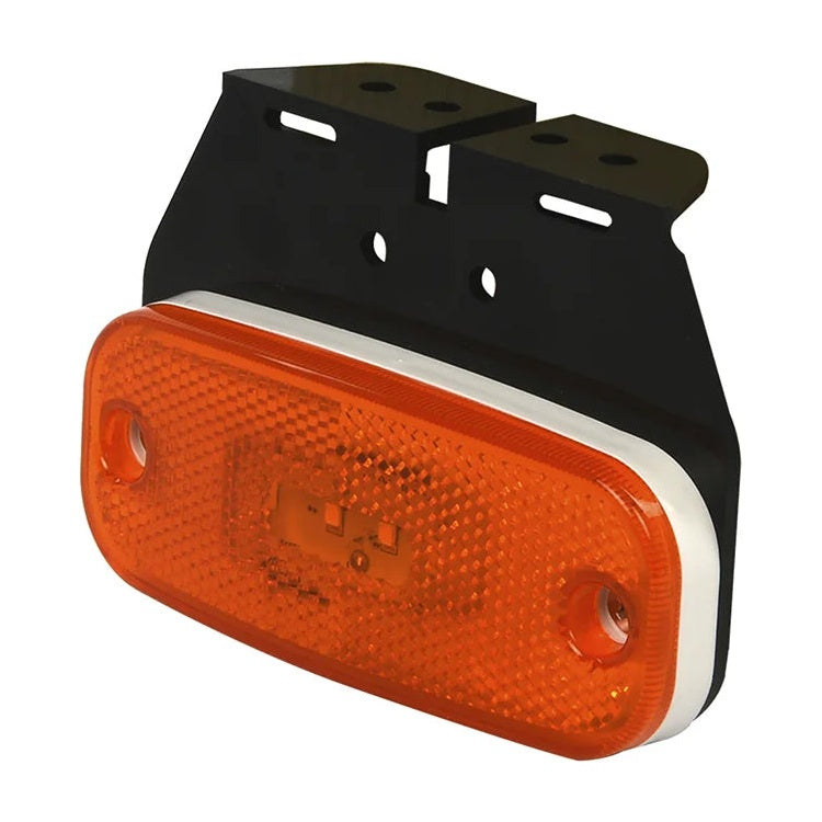 GK-12415 LED Zijmarkeringslamp 110 x 45 mm - Oranje - 10-30V - Met houder
