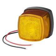 GK-12419 LED Zijmarkeringslamp 61 x 61 mm - Geel - 12-24V