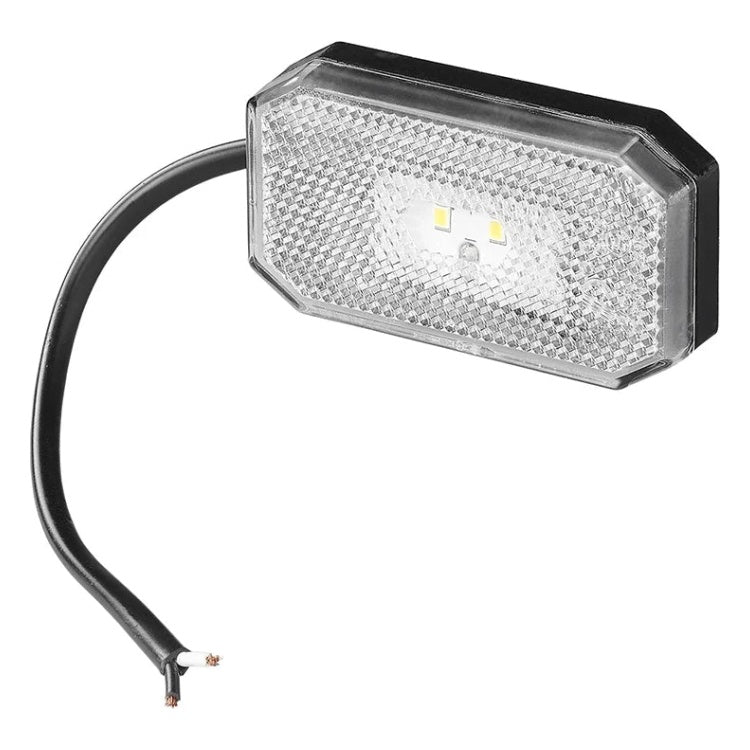 GK-12420 LED Markeringslamp 80 x 44 mm - Wit - 12/24V