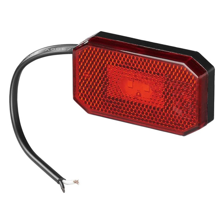 GK-12421 LED Markeringslamp 80 x 44 mm - Rood- 12/24V
