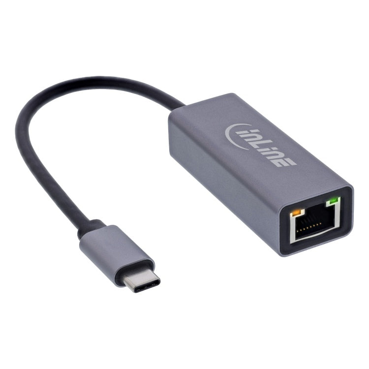 GK-12433 USB-C naar RJ45 Gigabit Netwerkadapter - USB 3.2 - Grijs