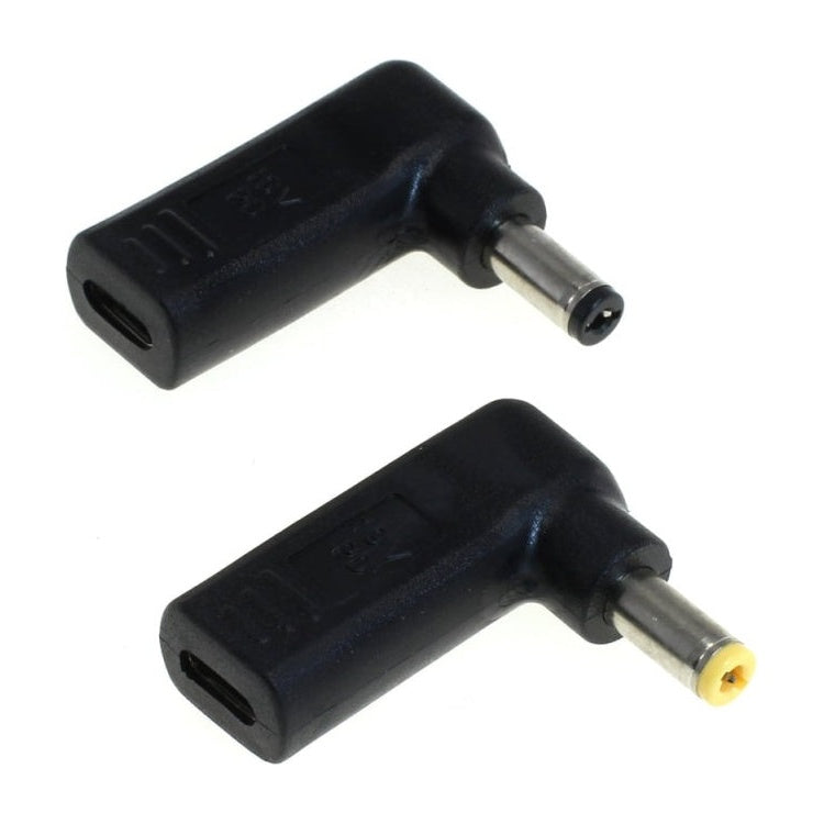 GK-12479 USB-C PD laadadapterset voor Acer, HP, Toshiba en Gateway laptops - 65W - 5,5 × 2,5 mm en 5,5 × 2,1 mm