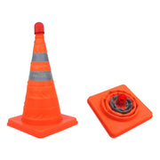 GK-12490 ProPlus opvouwbare veiligheidspilon met knipperende LED-verlichting - 41 cm
