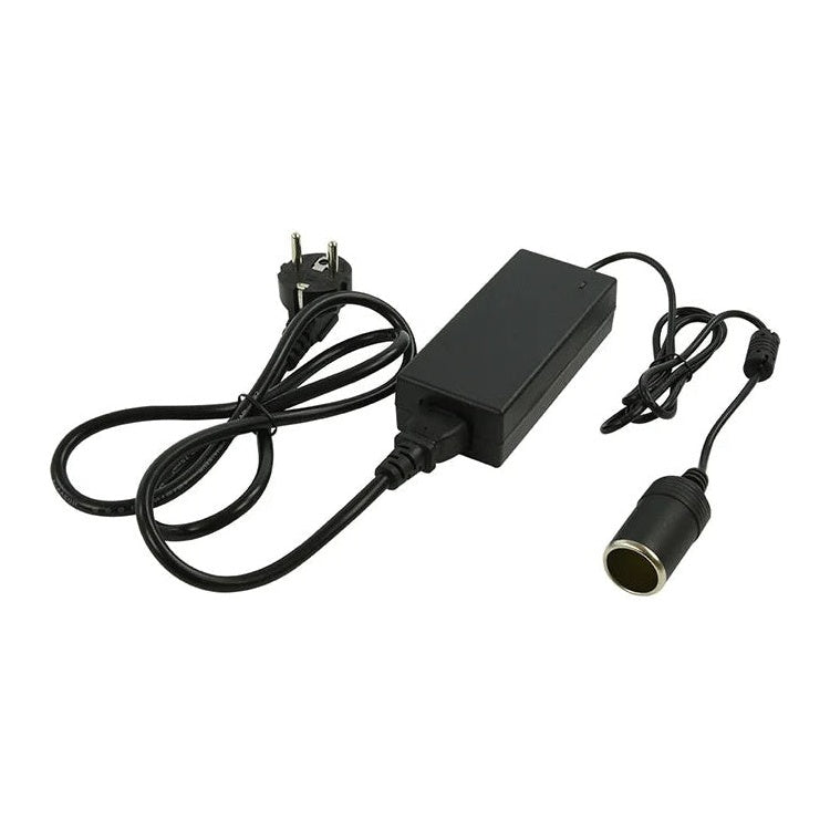 GK-12501 230V naar 12V omvormer - 60 W - 5 A - met 12V auto-aansluiting - Zwart