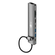 GK-12537 8-poorts USB-C Hub met HDMI, Gigabit RJ45, USB, SD en microSD