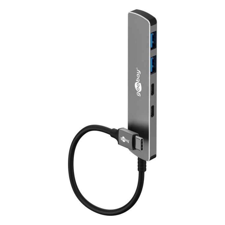 GK-12540 4-poorts USB-C Hub met USB-C en USB-A - USB 3.2, 5 Gbit/s