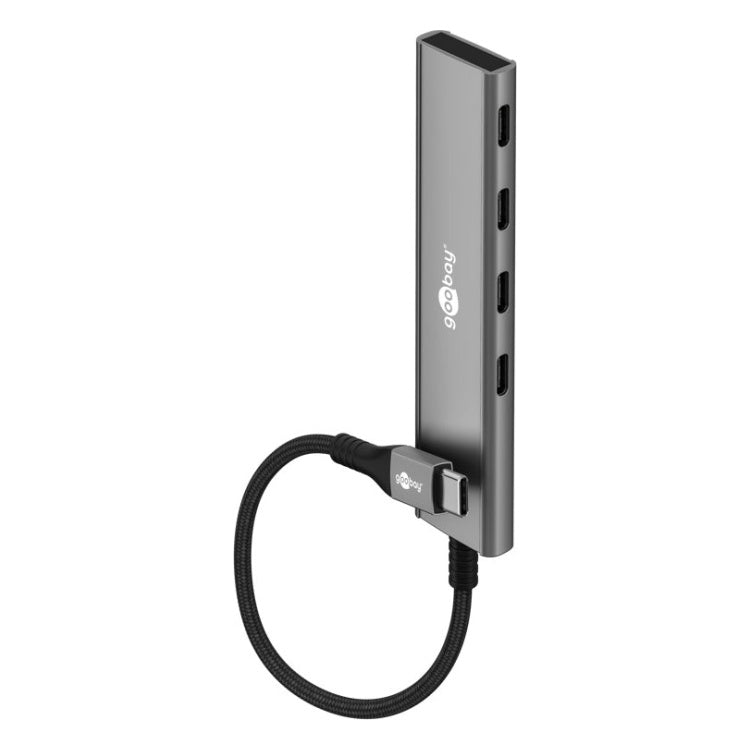 GK-12546 4-poorts USB-C Hub met USB-C - USB 3.2, 5 Gbit/s