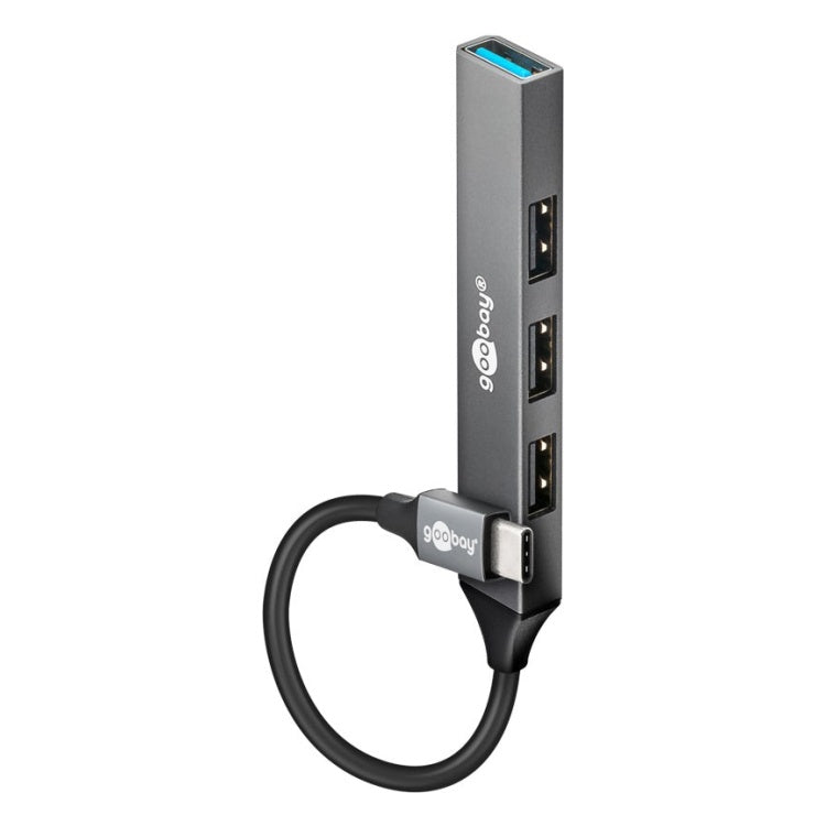 GK-12551 4-poorts USB-C Hub met USB-A - USB 3.2 - 5 Gbit/s