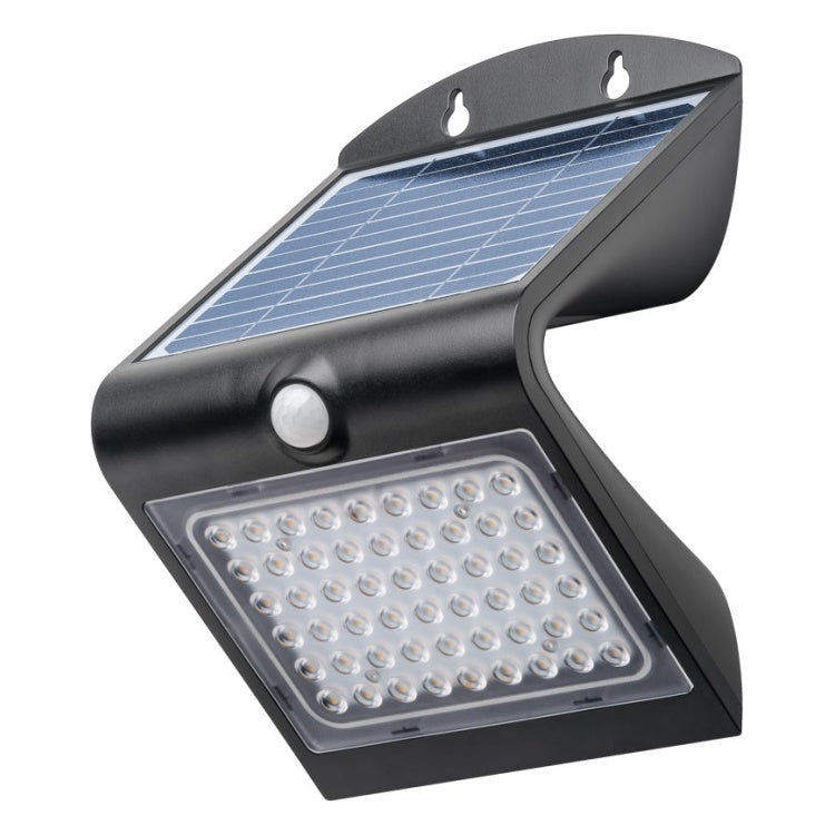 GK-12554 Goobay LED solar wandlamp met bewegingssensor - 500 lm - 4 W - Zwart
