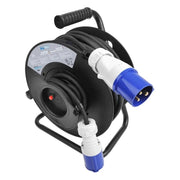 GK-12590 25 meter ProPlus CEE kabelhaspel - 16 A - 1,5 mm² - IP44 - Zwart
