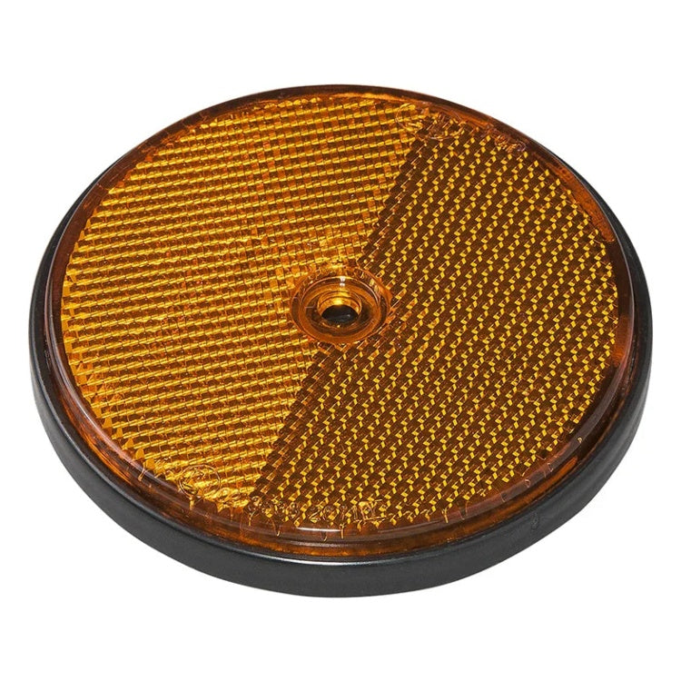 GK-12615 ProPlus ronde reflector oranje - Ø 80 mm - schroefbevestiging