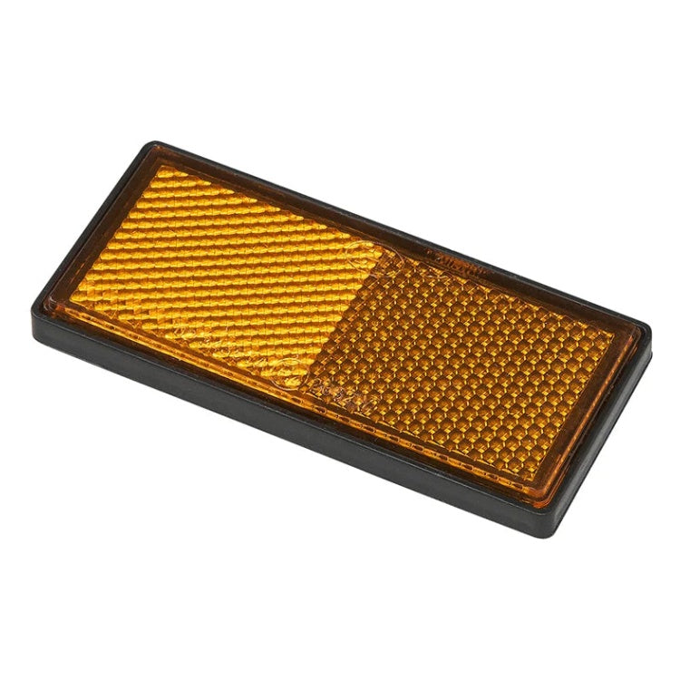 GK-12621 ProPlus rechthoekige reflector oranje - 85 × 39 mm - zelfklevend met grondplaat