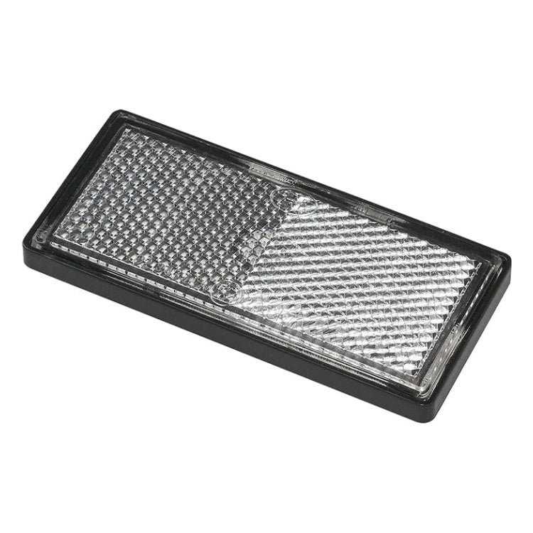 GK-12622 ProPlus rechthoekige reflector wit - 85 × 39 mm - zelfklevend met grondplaat