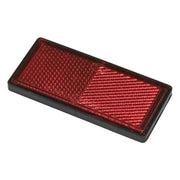GK-12623 ProPlus rechthoekige reflector rood - 85 × 39 mm - zelfklevend met grondplaat