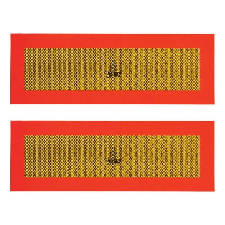 GK-12631 ProPlus reflecterende markeringsborden voor caravan/trailer - aluminium - 56 × 20 cm - 2 stuks