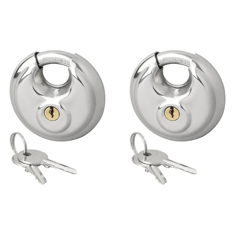 GK-12659 ProPlus discussloten 70 mm gelijksluitend - RVS - 2 stuks