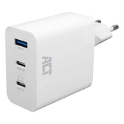 GK-12669 ACT 65 W USB-C/USB-A snellader - 3 poorten - GaN - wit