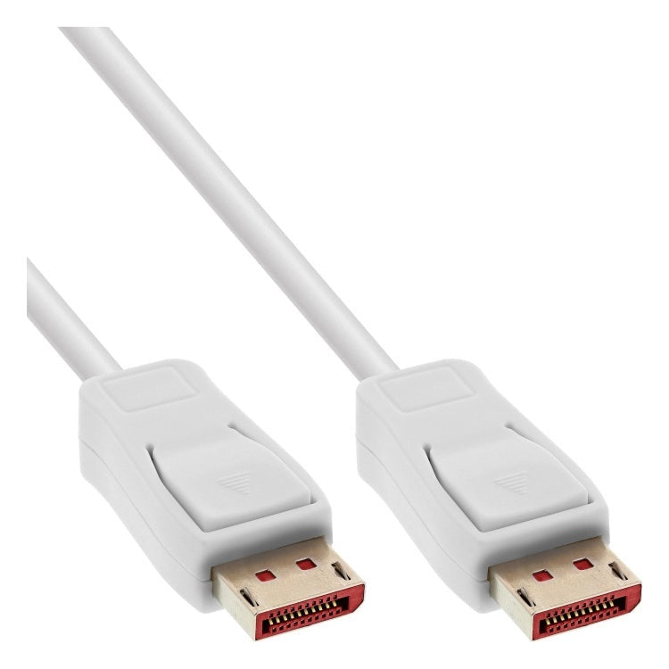 GK-12681 3 meter InLine DisplayPort 1.4 kabel - DisplayPort male naar male - 8K 60 Hz - Wit